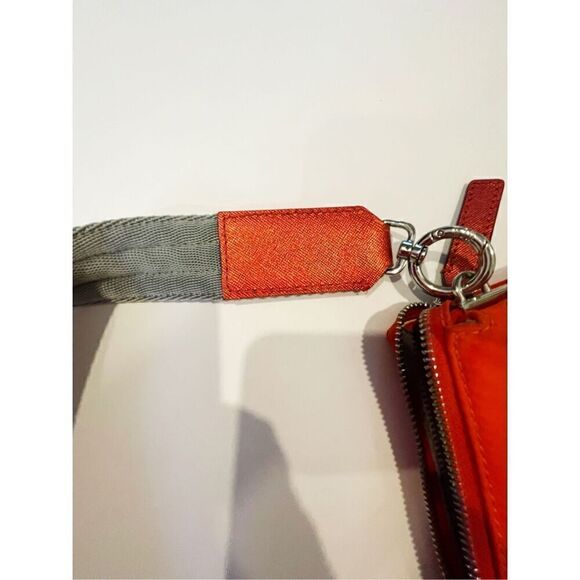 MZ Wallace Orange Handbag Nylon Shoulder Bag - Picture 6 of 10
